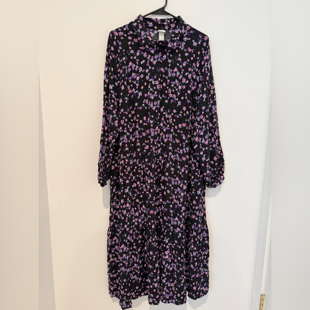 Floral Collared Dress